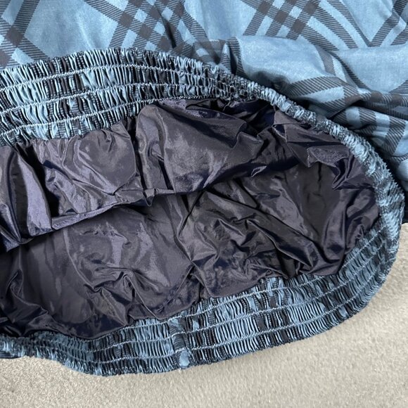 Sunderland of Scotland Cygnet Ladies L Blue Plaid Pullover Weatherbeater 1/4 Zip - Picture 12 of 14